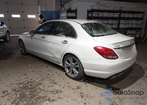 2017 Mercedes-Benz C 300 from USA, damaged, VIN 55SWF4JB0HU219553